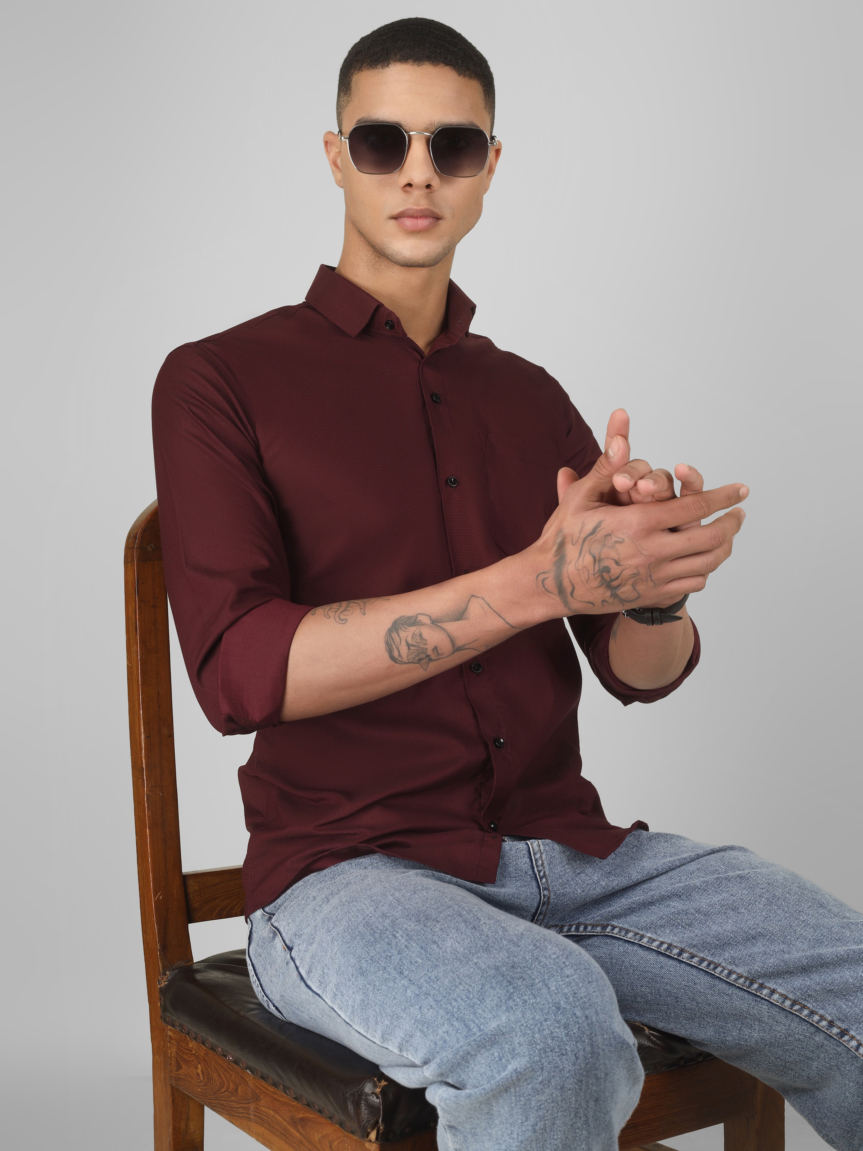Maroon Shirt