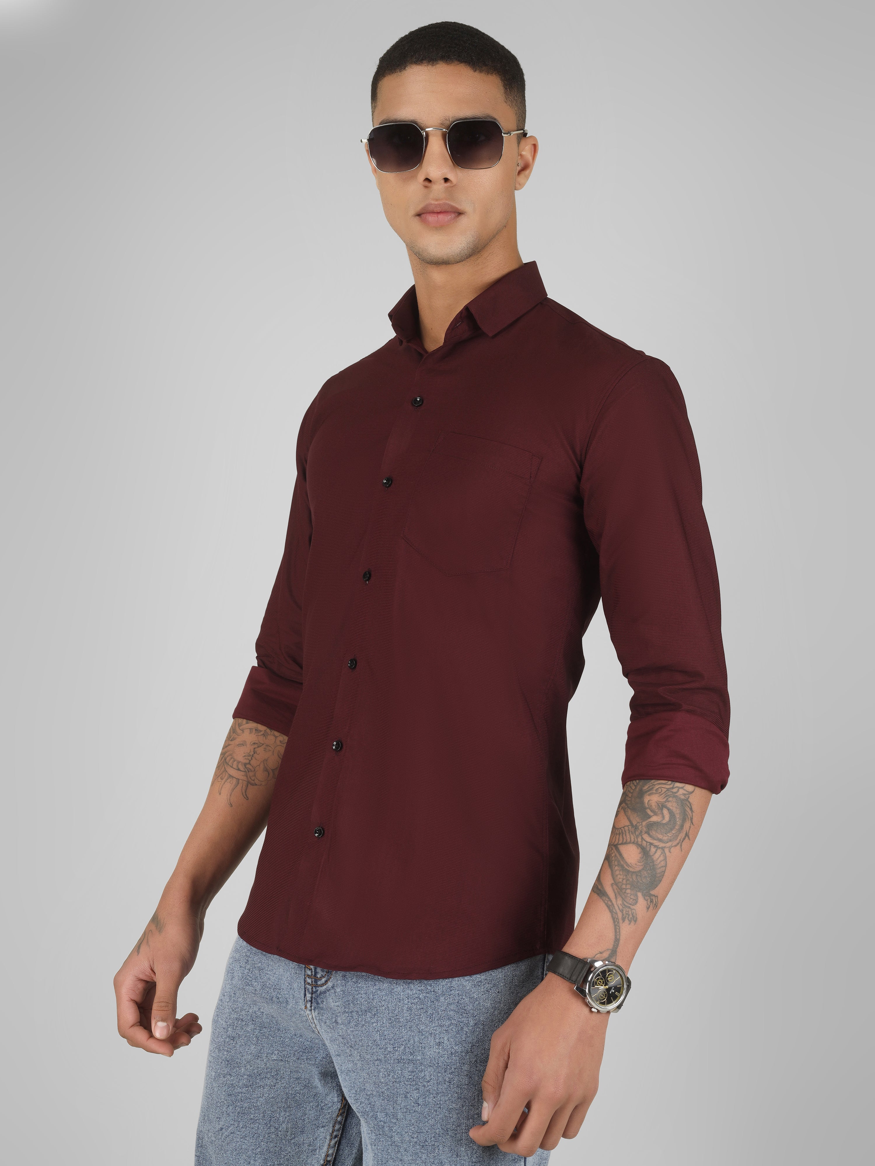 Maroon Shirt