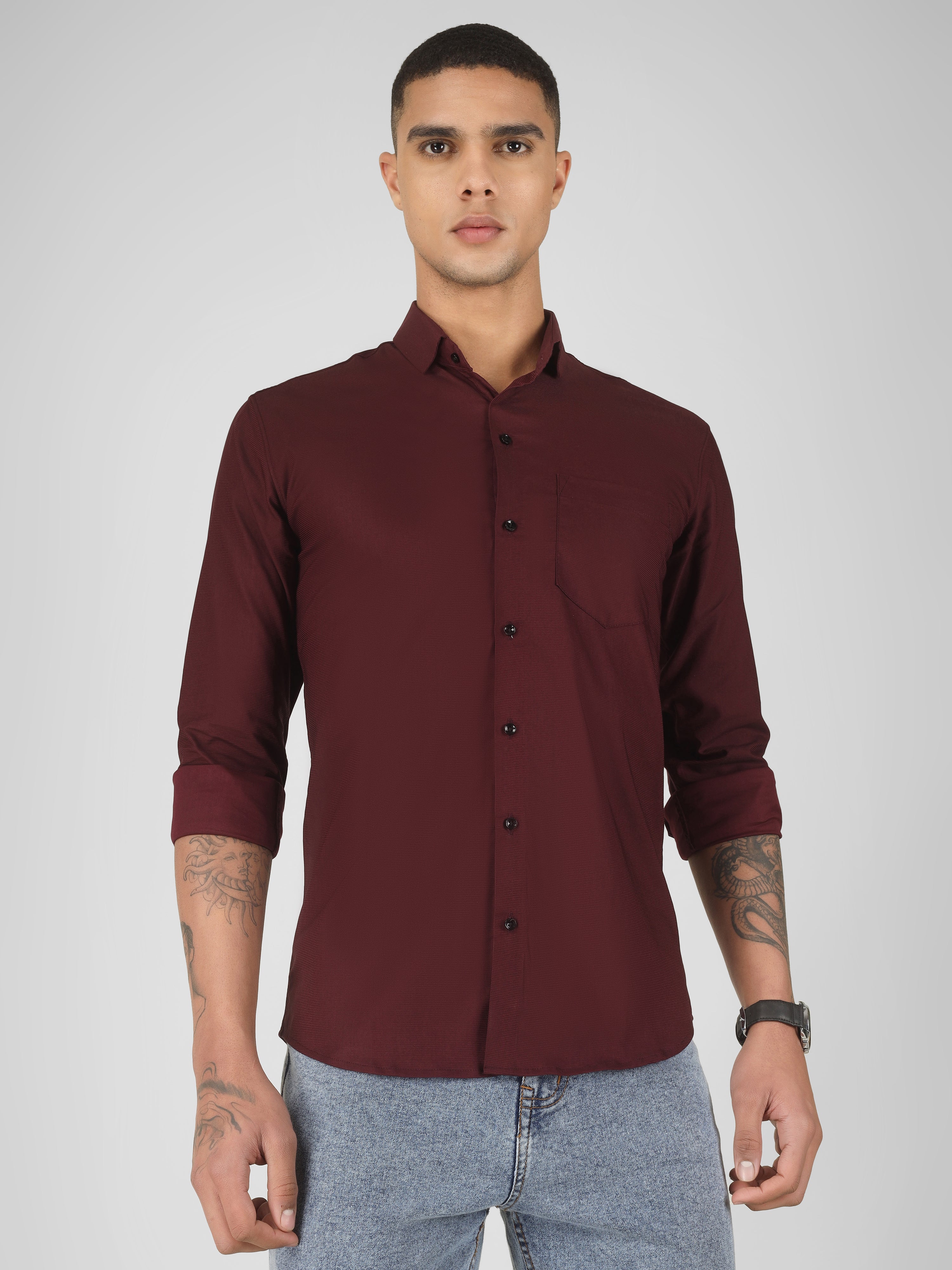 Maroon Shirt