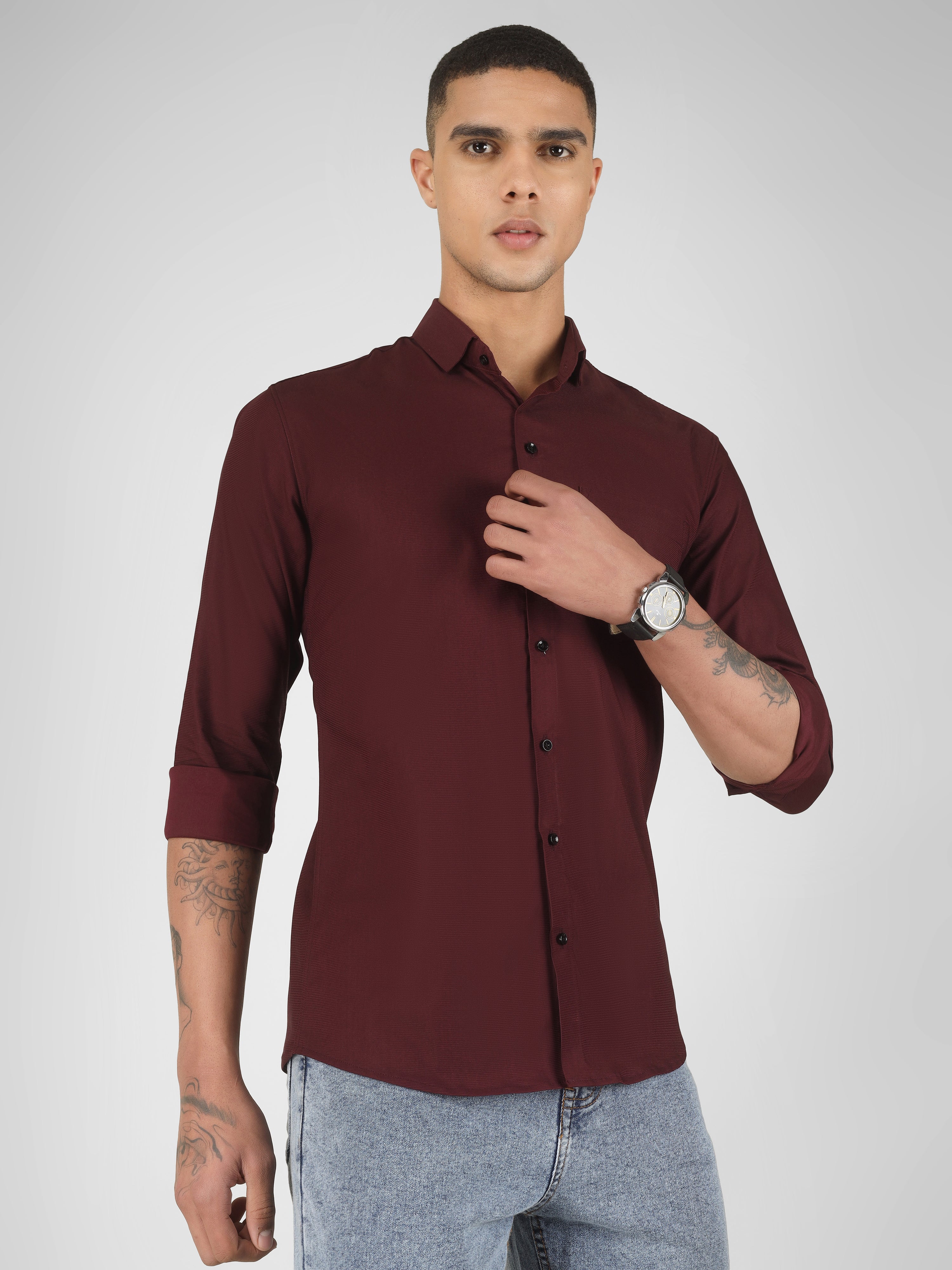Maroon Shirt